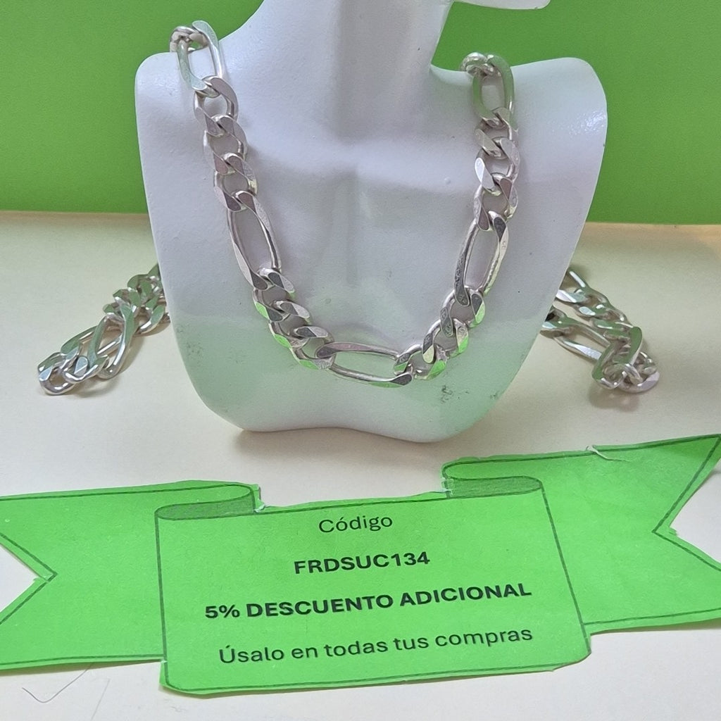 CADENA PLATA 37,40 GRMS (SEMINUEVO)