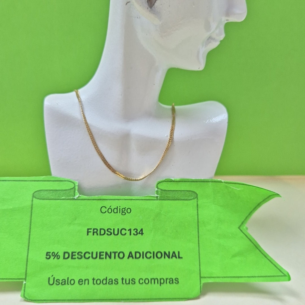 CADENA ORO 14 K 2 GRMS (SEMINUEVO)
