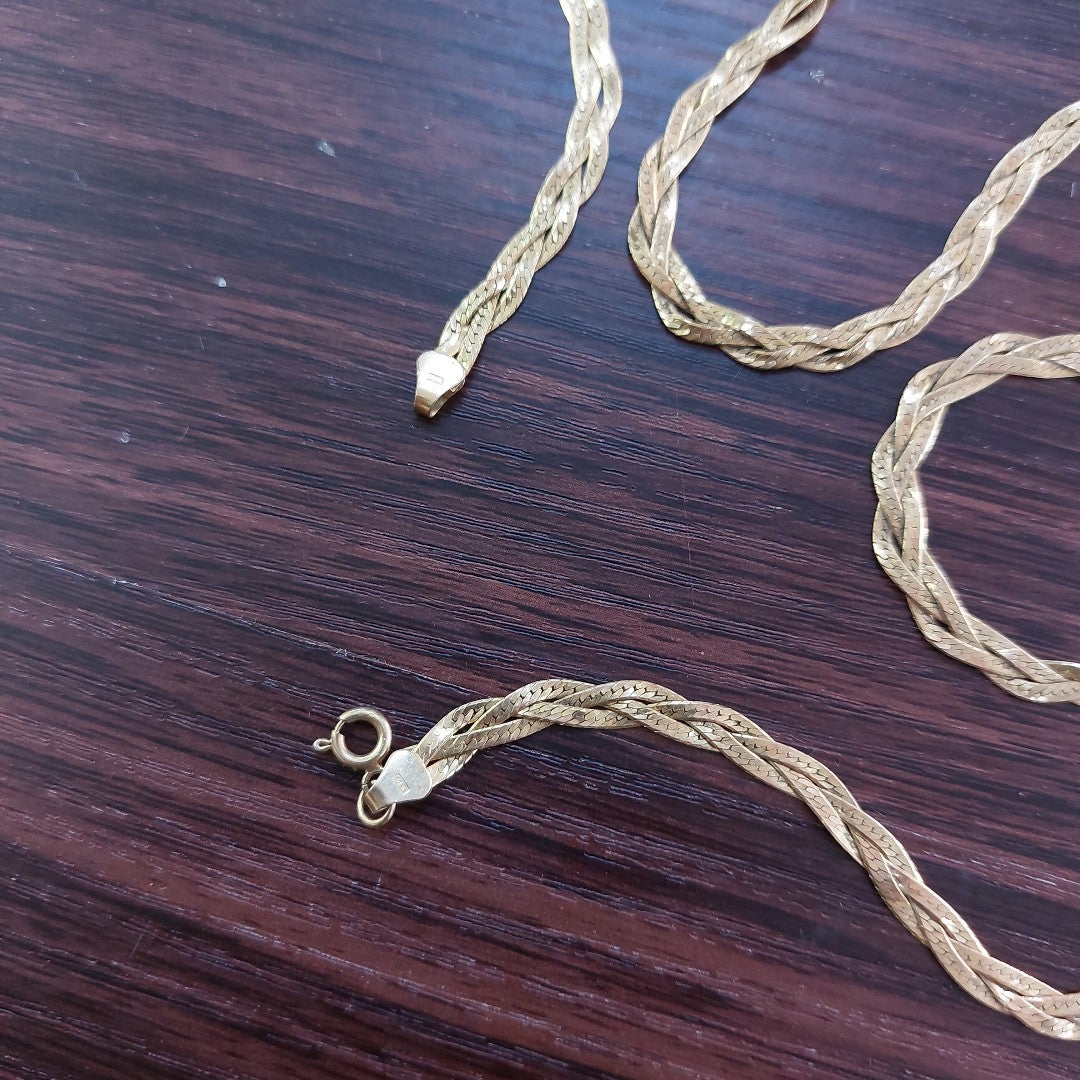 GARGANTILLA ORO 14 K 10.8 GRMS (SEMINUEVO)