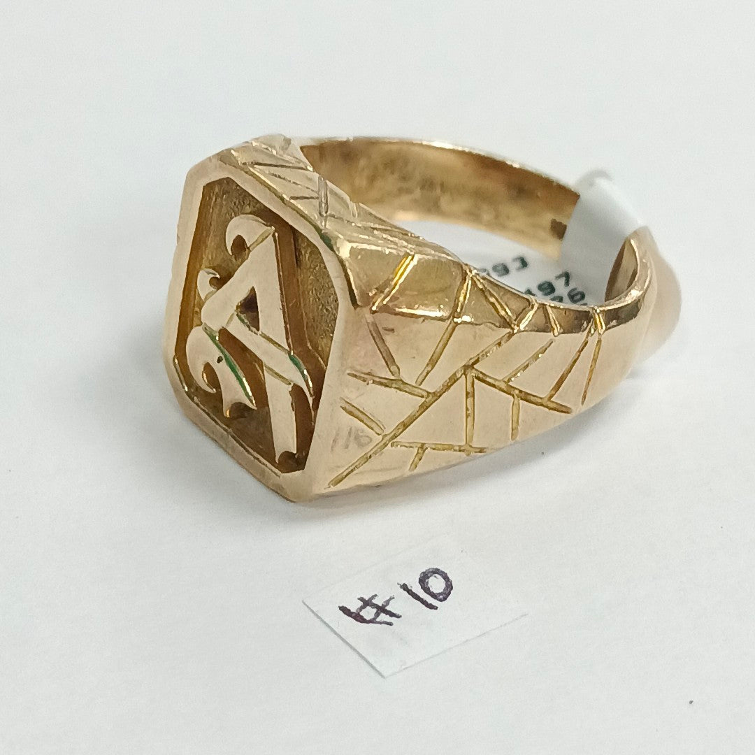 ANILLO ORO 10 K 17.6 GRMS (SEMINUEVO)