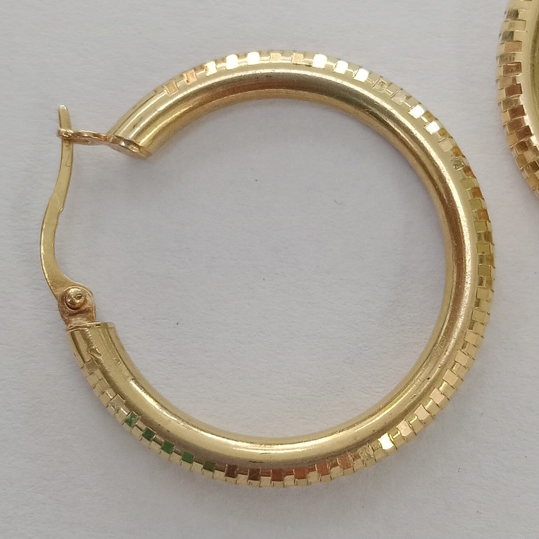 ARRACADAS PAR ORO 14 K 3,10 GRMS (SEMINUEVO)