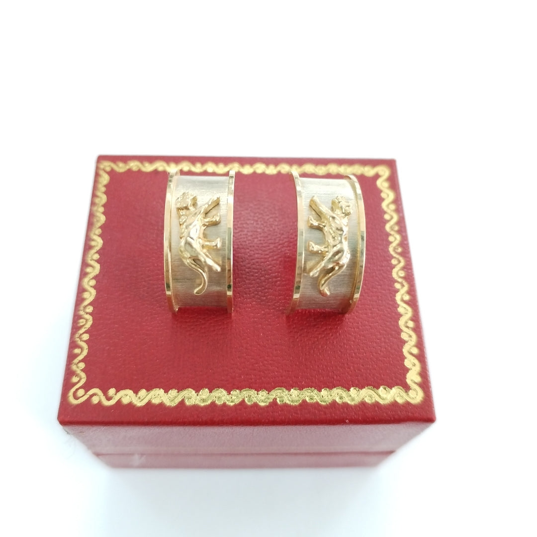 BROQUELES PAR ORO 14 K 4.5 GRMS (SEMINUEVO)
