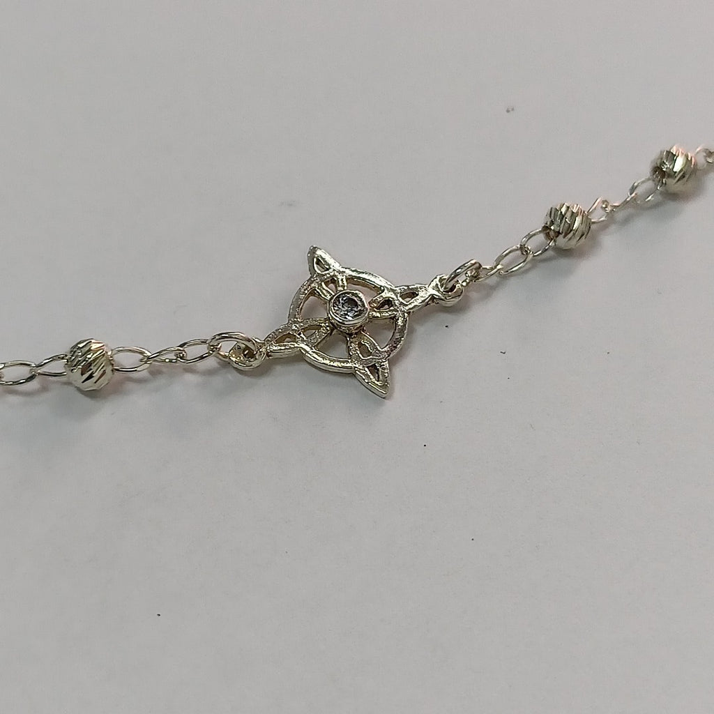 PULSERA TEJIDO ESPECIAL PLATA .925 18 CM 2.9 GR (NUEVO)
