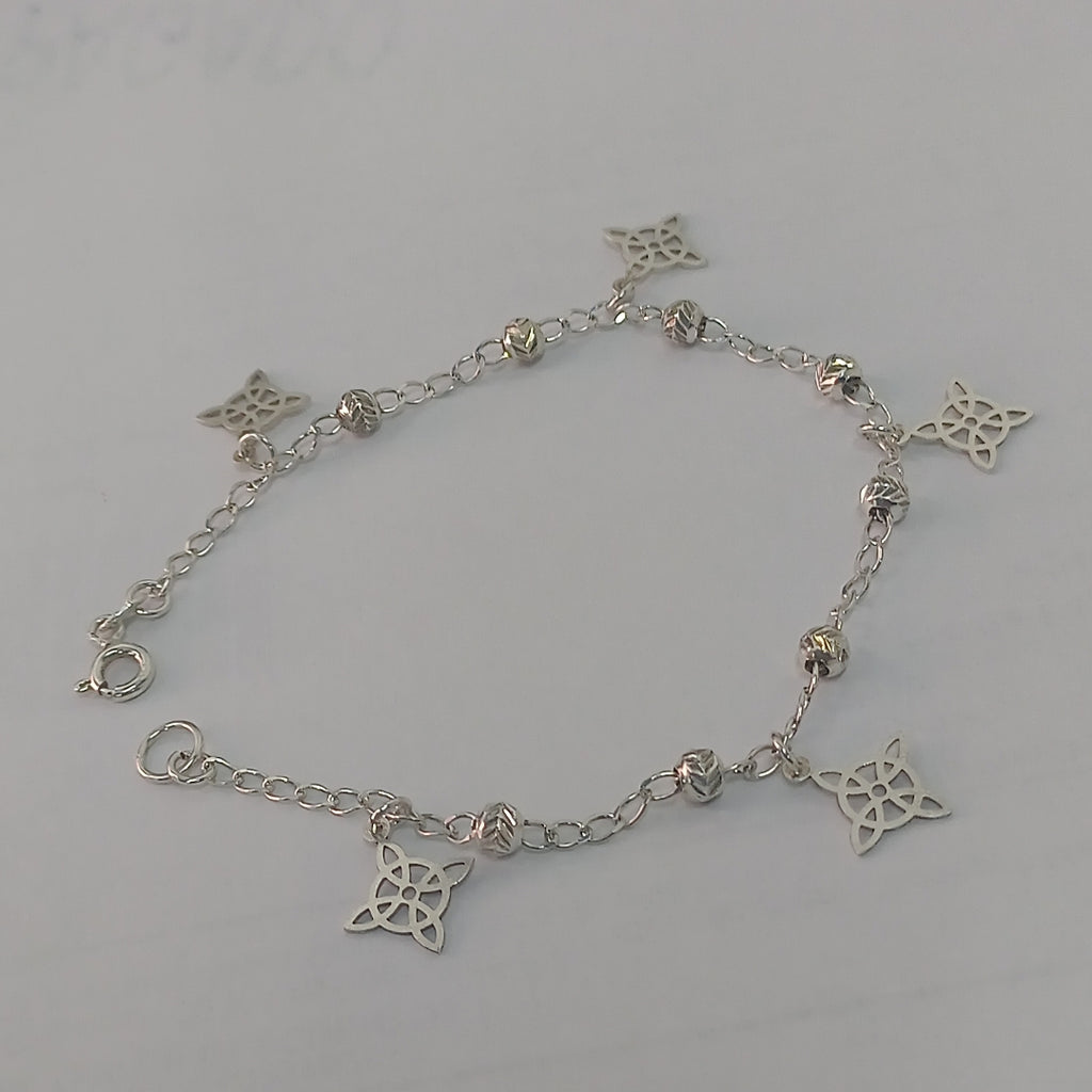 PULSERA TEJIDO ESPECIAL PLATA .925 18 CM 3.2 GR (NUEVO)