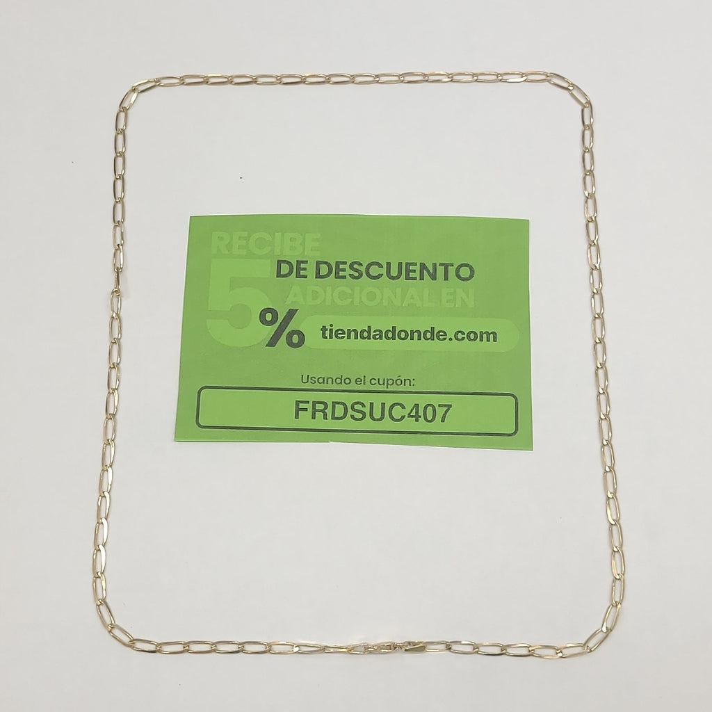 CADENA ESLABON 14K 55 CM 6.6 GR (NUEVO)