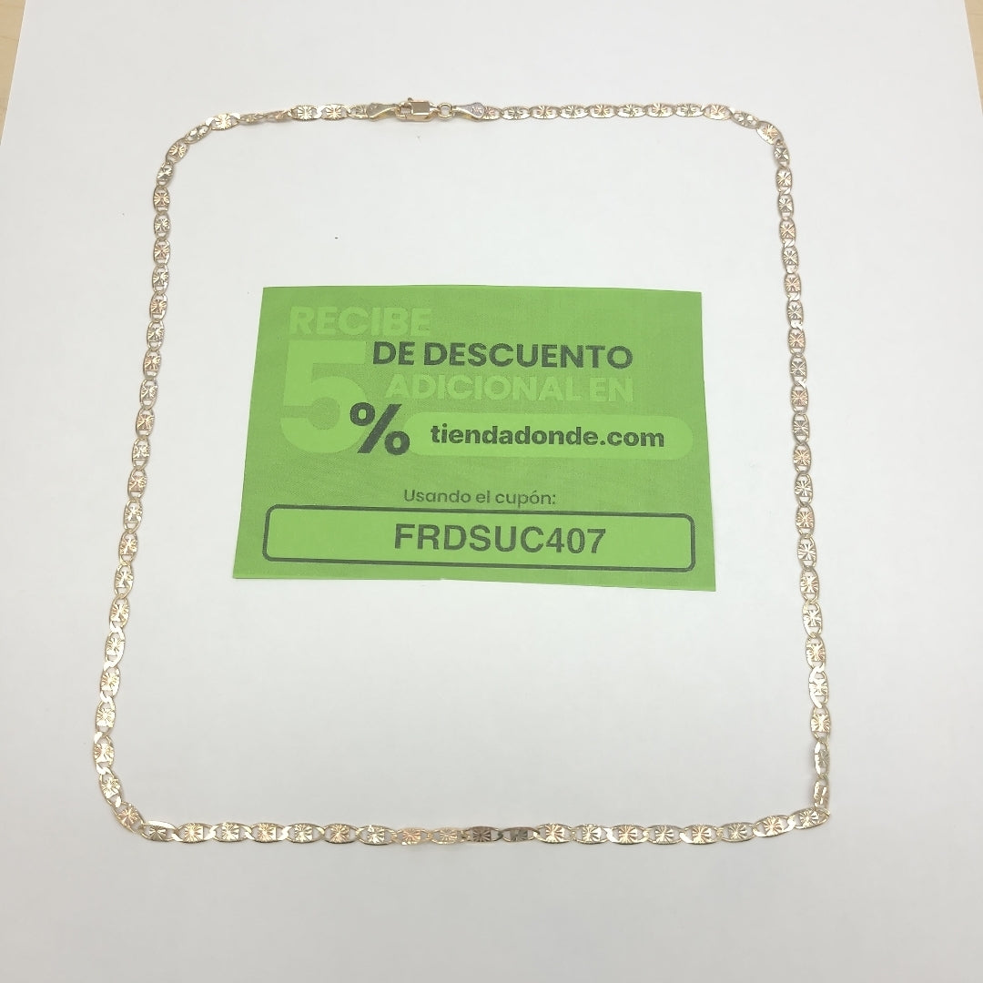 CADENA GUCHI 14K 55 CM 7.4 GR (NUEVO)