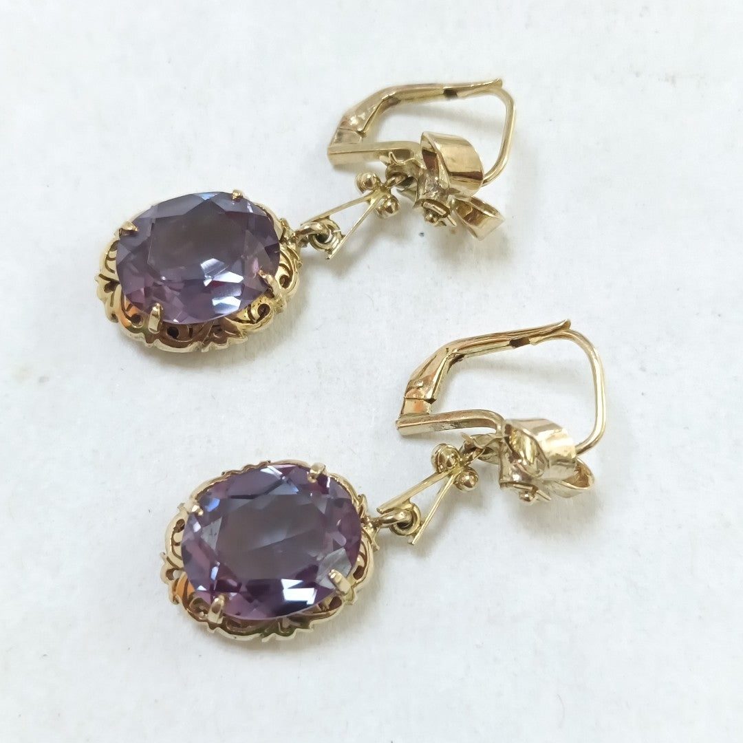 ARETES PAR ORO 14 K 6.8 GRMS (SEMINUEVO)