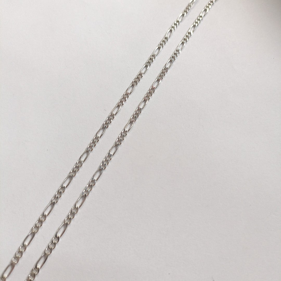 CADENA TEJIDO 3X1 PLATA .925 55 CM 7.6 GR (NUEVO)