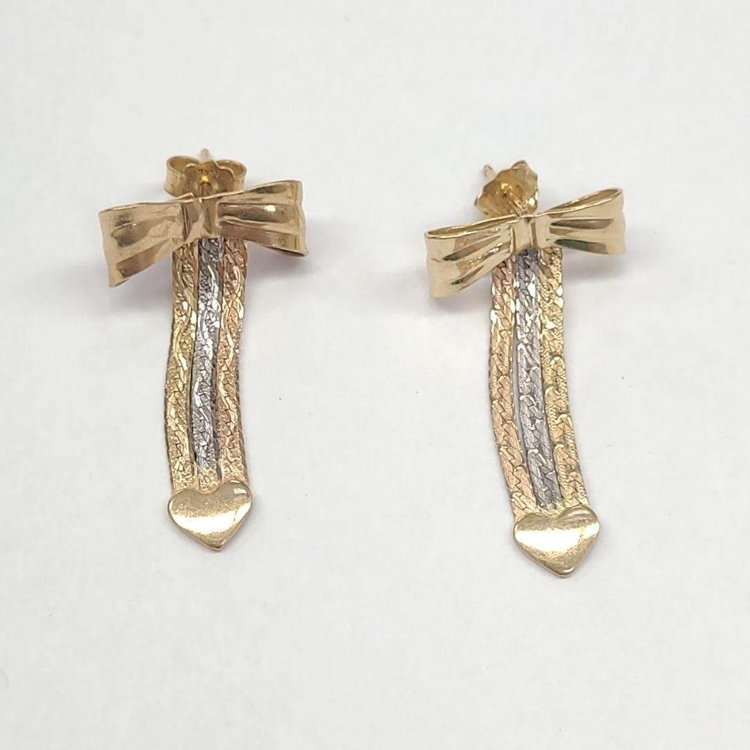 ARETES PAR ORO 10 K 2,90 GRMS (SEMINUEVO)
