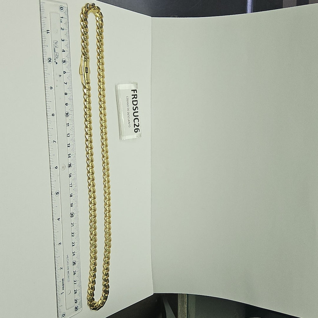 CADENA MONACO ORO 14K 35.7 (NUEVO)