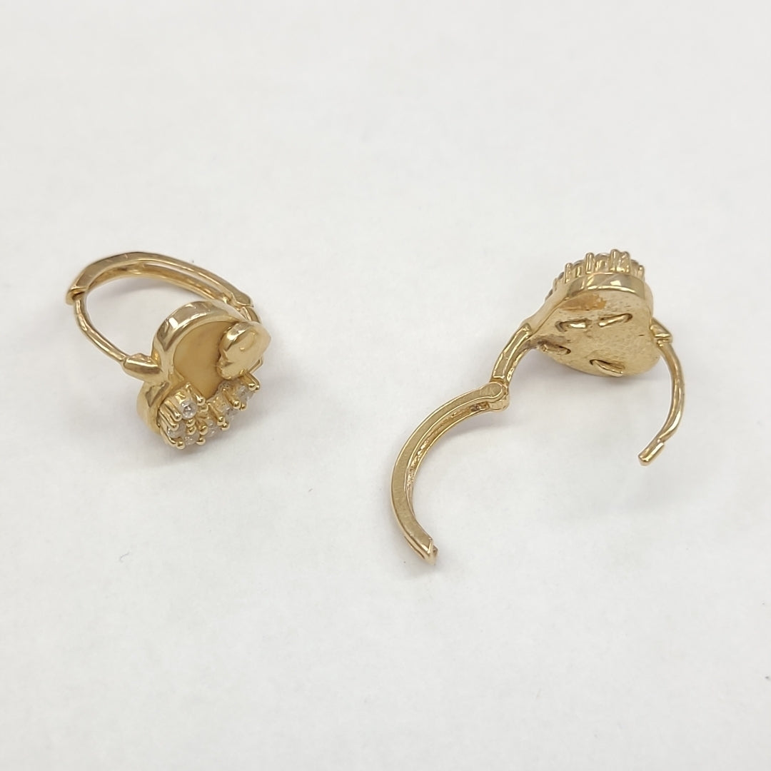 ARETES PAR ORO 14 K 2,90 GRMS (SEMINUEVO)