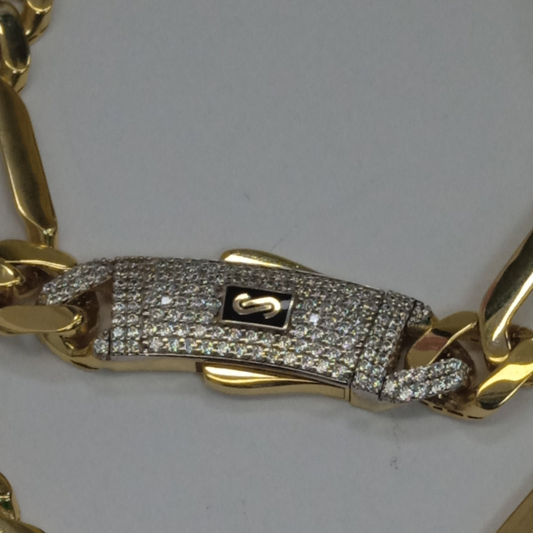 CADENA MONACO ORO 14K 32.5 (NUEVO)