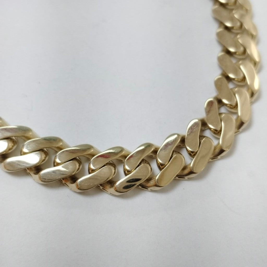 PULSERA CABALLERO MONACO ORO 14K 13.7 (NUEVO)