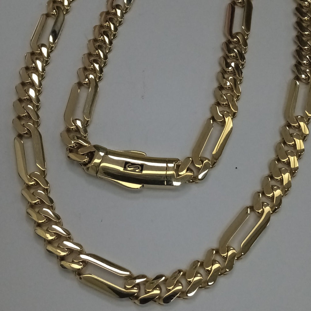 CADENA MONACO ORO 14K 17.3 (NUEVO)