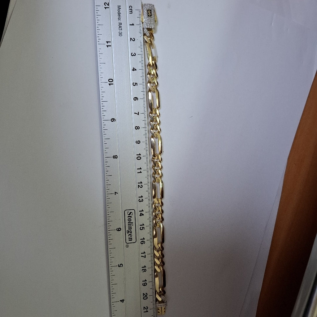 PULSERA CABALLERO MONACO ORO 14K 11.1 (NUEVO)