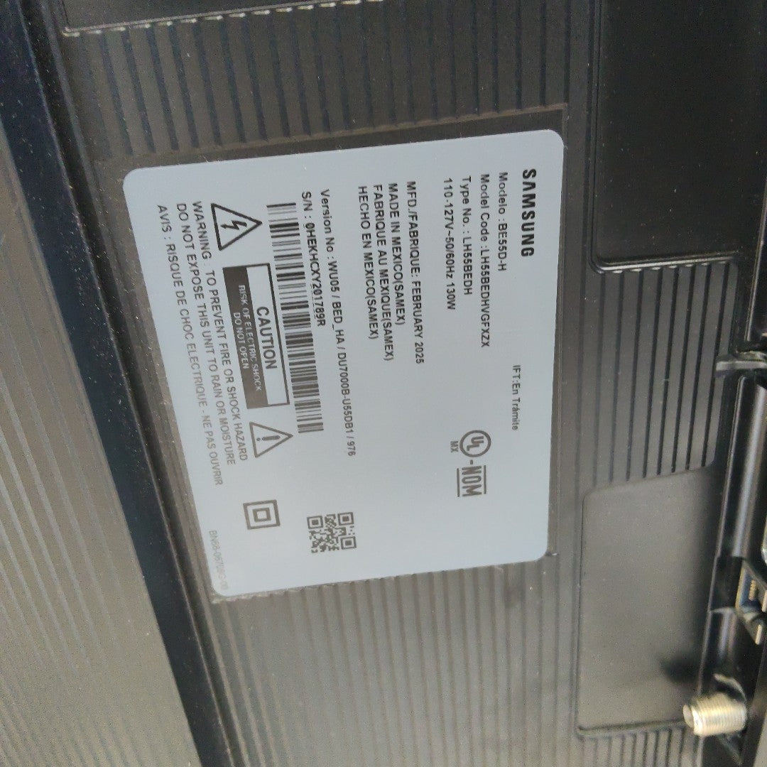 PANTALLA SAMSUNG BE55D-H (2025) 55" LED 4K (SEMINUEVO)