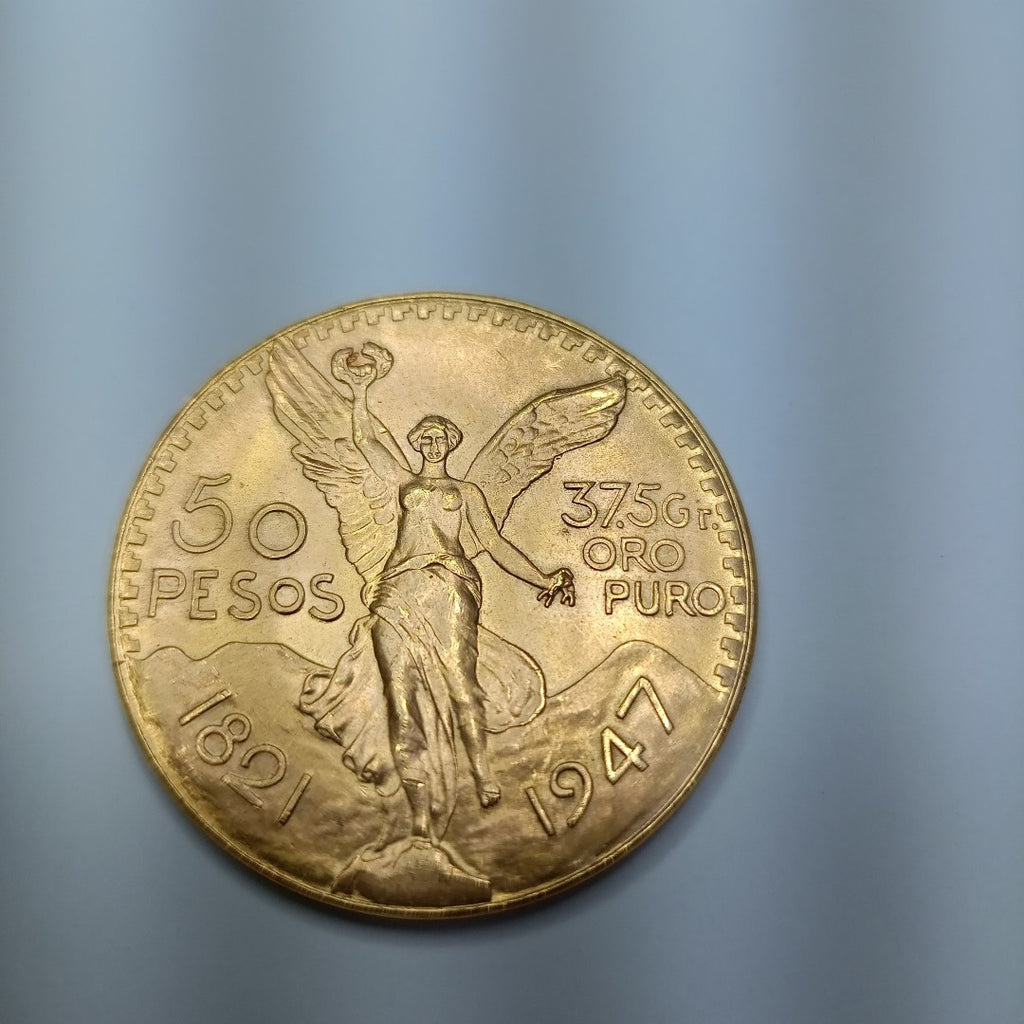 K1 41,60 GRMS 21 K IDENTIFICACIÓN MONEDA NOMINATIVA MONEDAS PESOS 50 PESOS (SEMINUEVO)