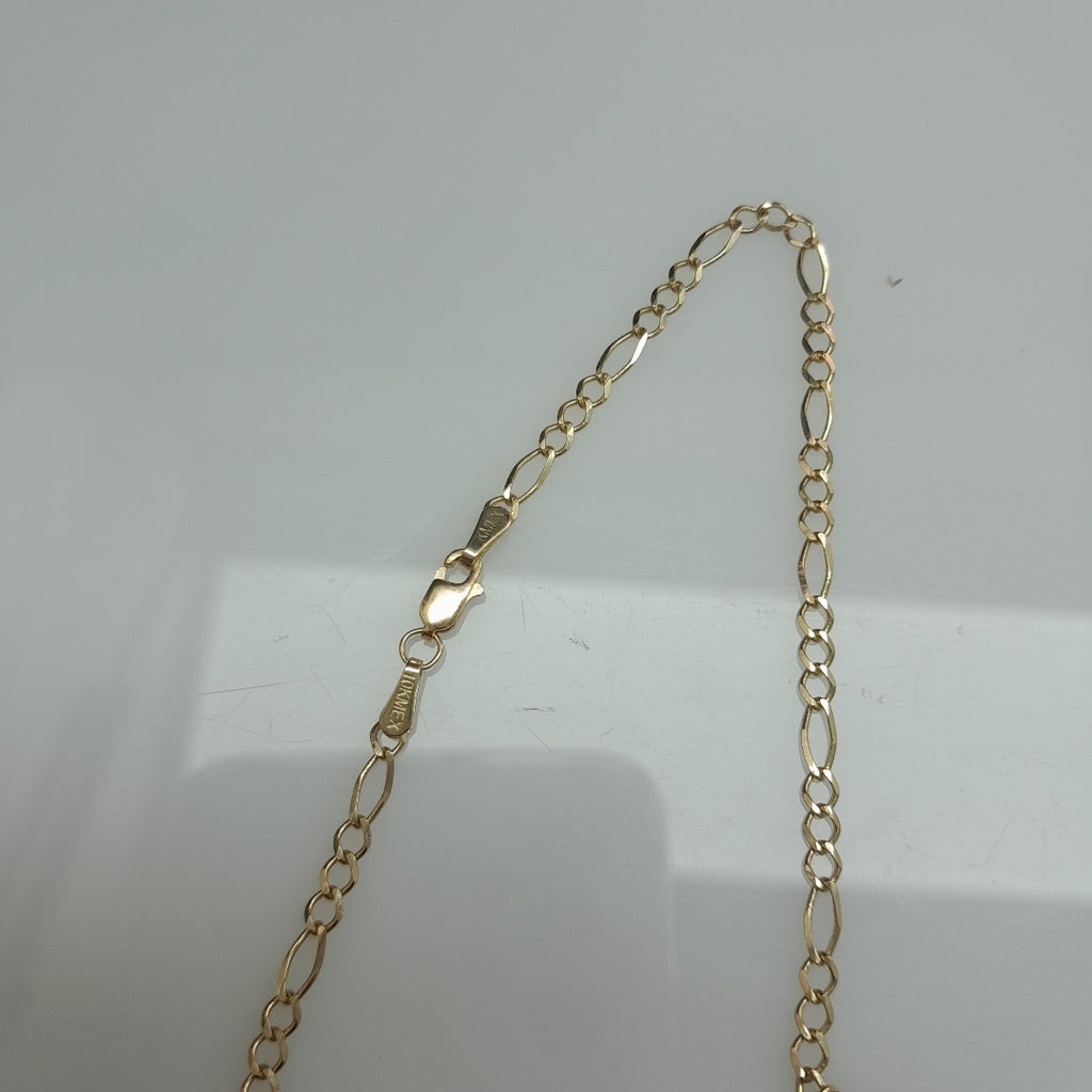 CADENAS TEJIDO 3X1 ORO 10K 50 CM 4.1 GR (NUEVO)
