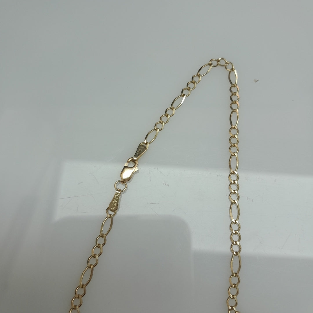 CADENAS TEJIDO 3X1 ORO 10K 50 CM 4.1 GR (NUEVO)