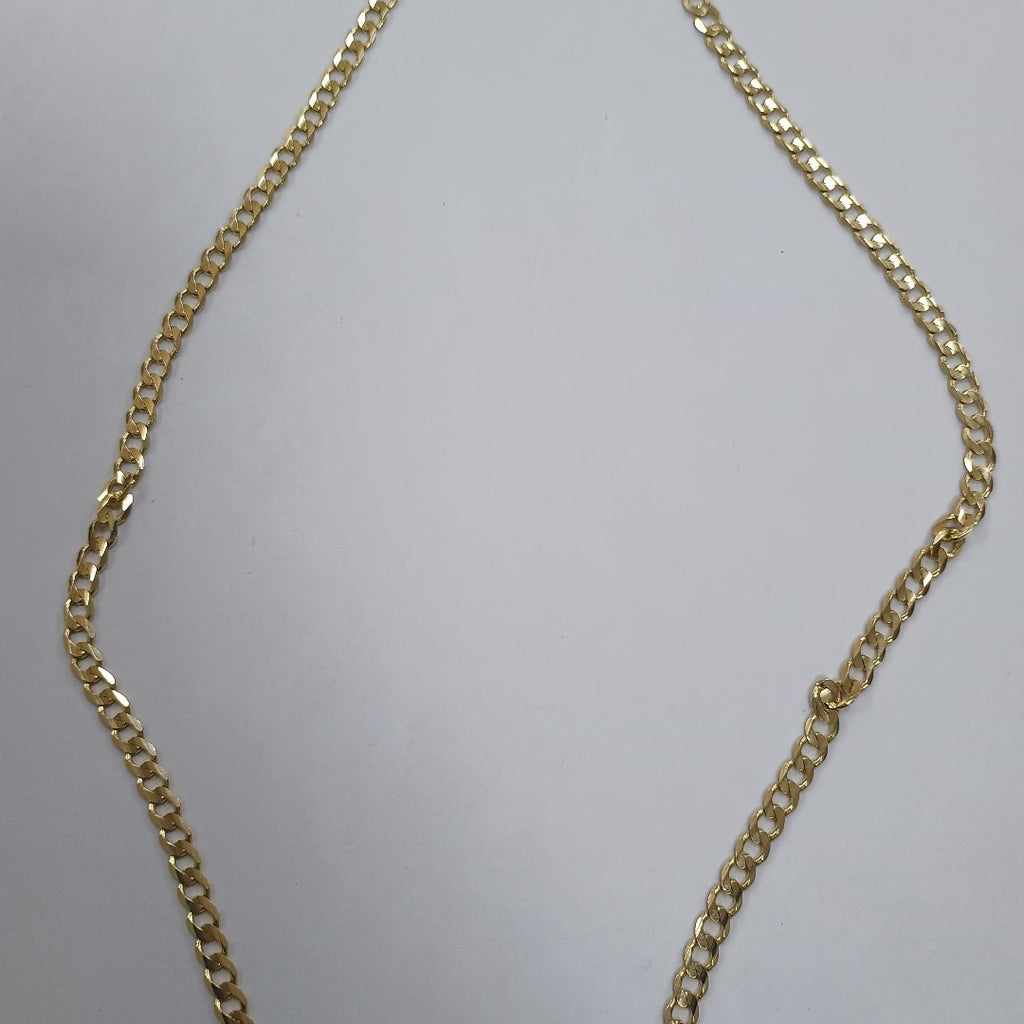 CADENA BARBADA 14K 55 CM 12.6 GR (NUEVO)