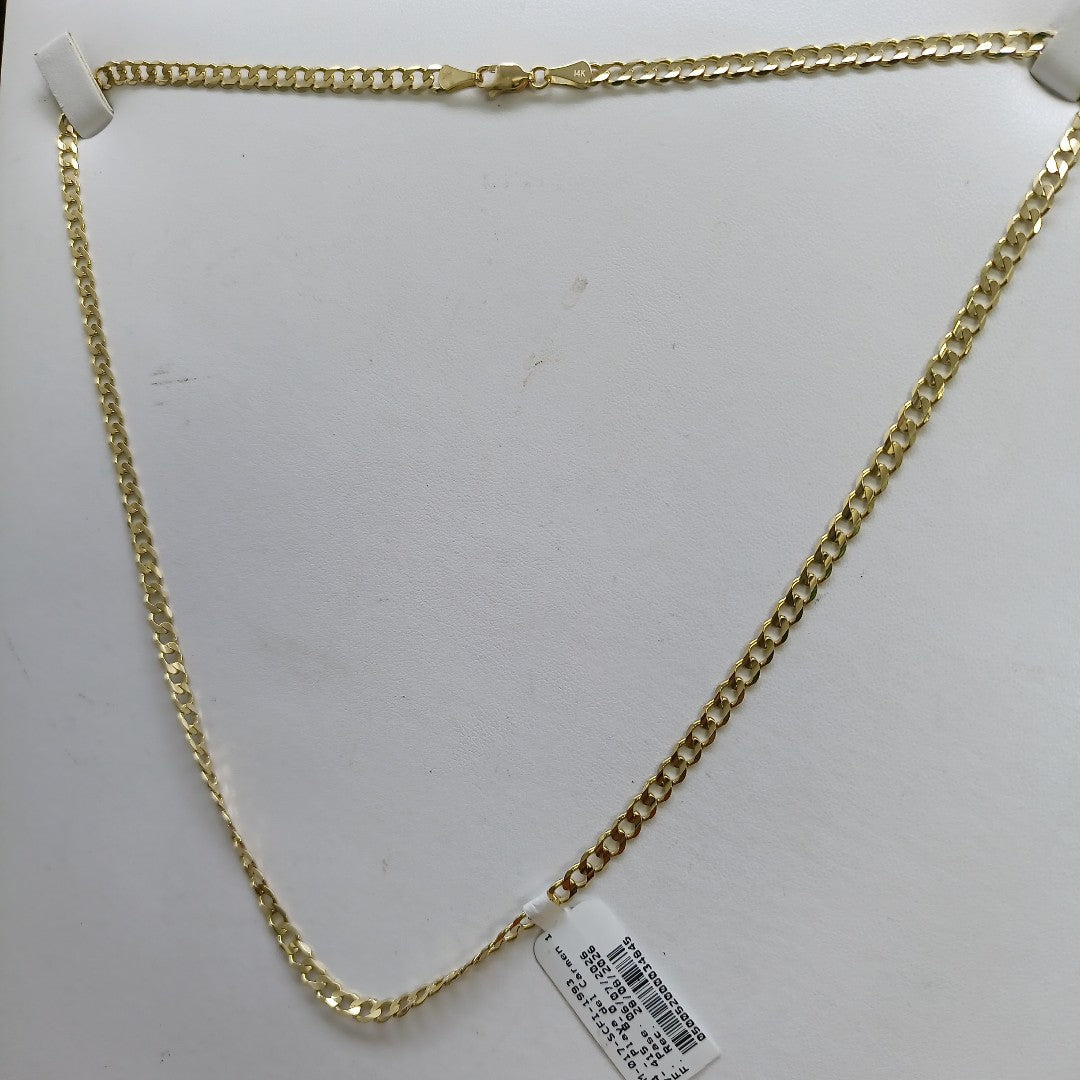 CADENA BARBADA 14K 55 CM 12.7 GR (NUEVO)