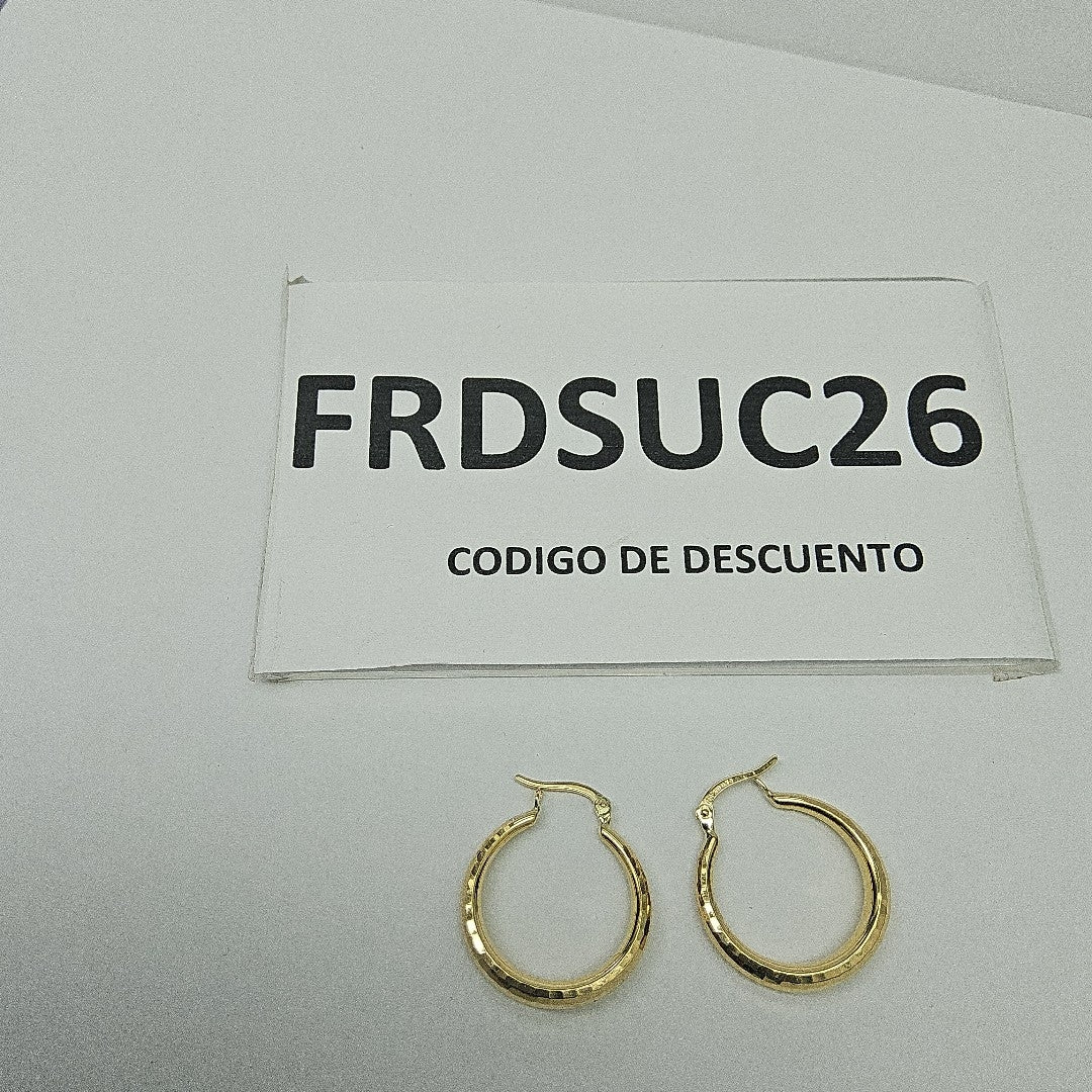 ARRACADAS ORO 14K 2.3 (NUEVO)