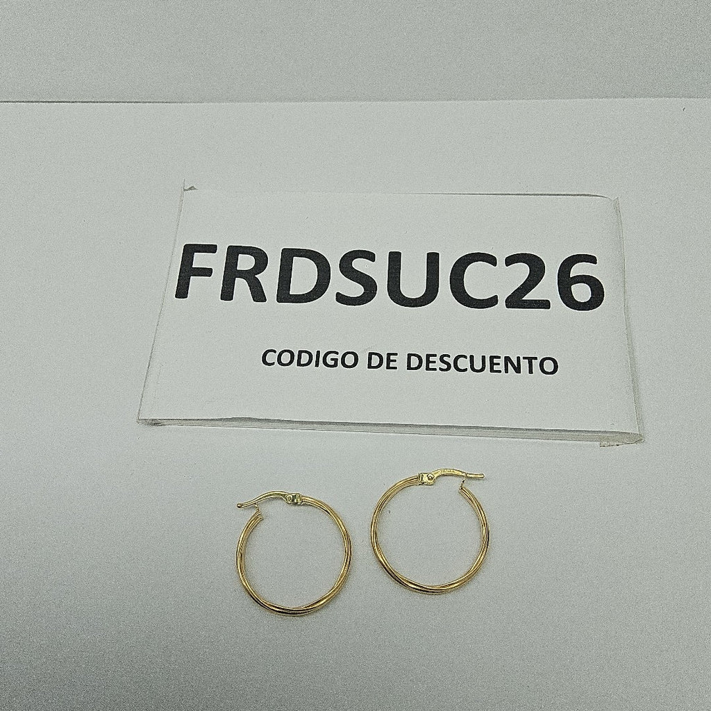 ARRACADAS ORO 14K 2.6 (NUEVO)