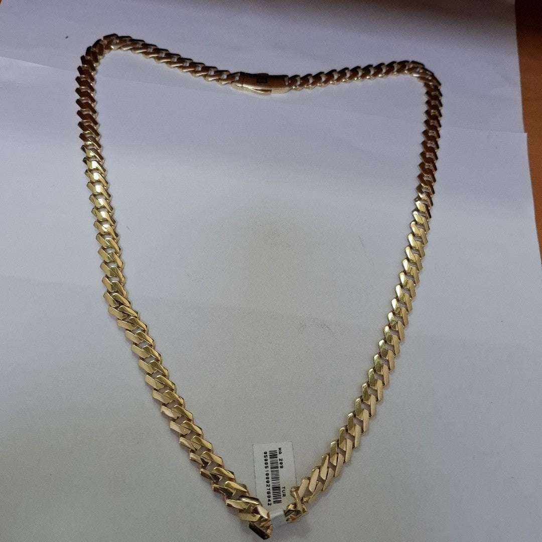 CADENA MONACO ORO 14K 38.1 (NUEVO)