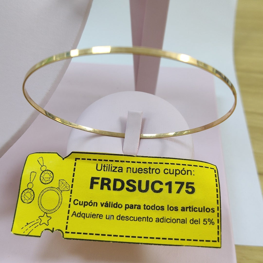 PULSERA RIGIDA ORO 8 K 2,30 GRMS (SEMINUEVO)