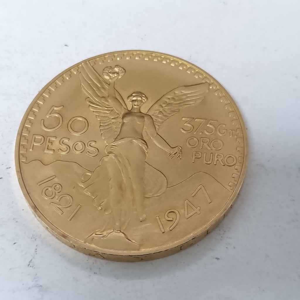 K1 41.6 GRMS 21 K IDENTIFICACIÓN MONEDA NOMINATIVA MONEDAS PESOS 50 PESOS (SEMINUEVO)
