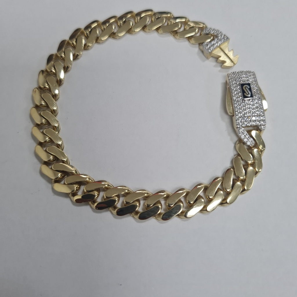 PULSERA MONACO ORO 14K 10.3 (NUEVO)