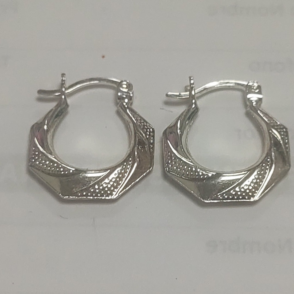 ARETES PAR PLATA 1.6 GRMS (SEMINUEVO)