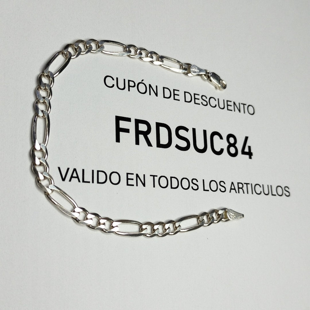 PULSERA 3X1 PLATA .925 18 CM 5.43 GR (NUEVO)