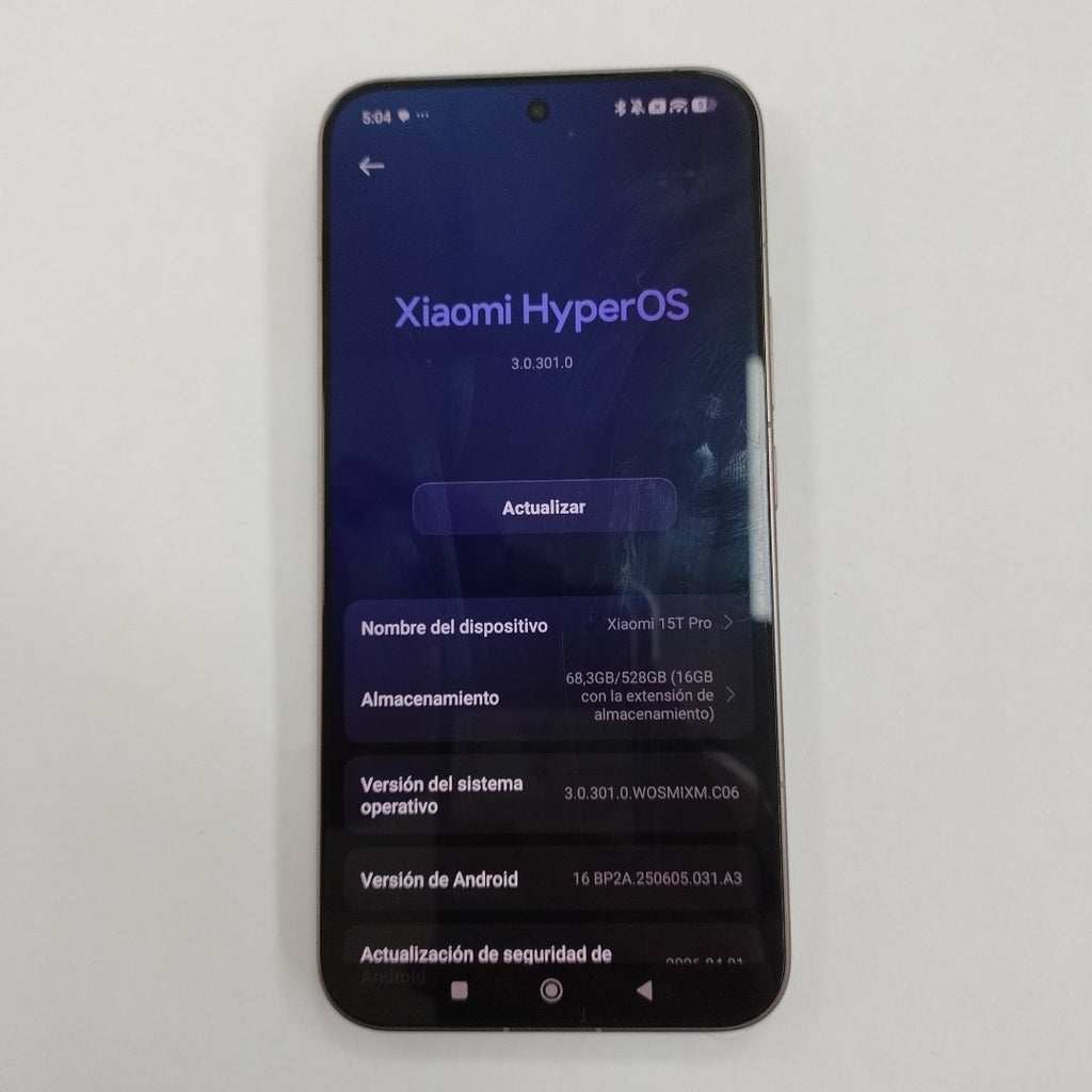 CELULAR XIAOMI 15T PRO 2506BPN68G (2025) 512 GB 12 GB RAM (SEMINUEVO)
