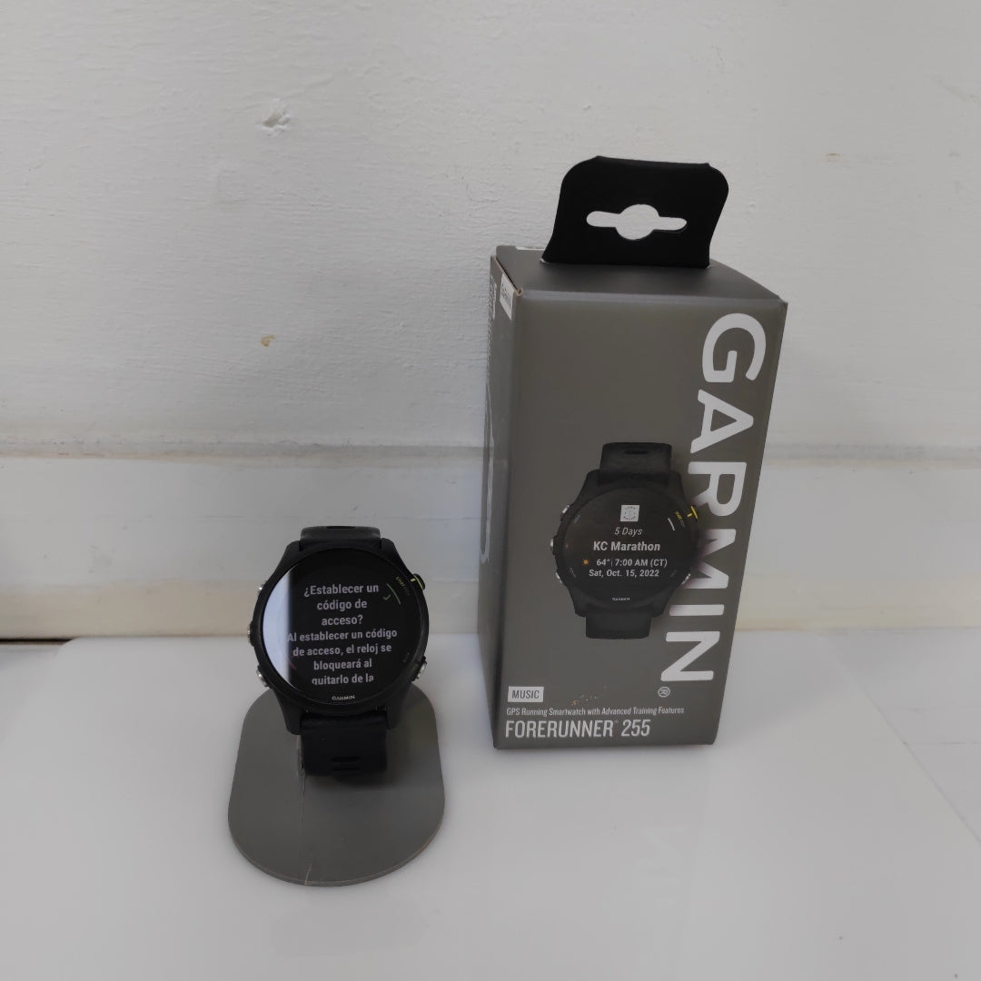 SMARTWATCH GARMIN FORERUNNER 255 MUSIC 46 MM GPS (SEMINUEVO)