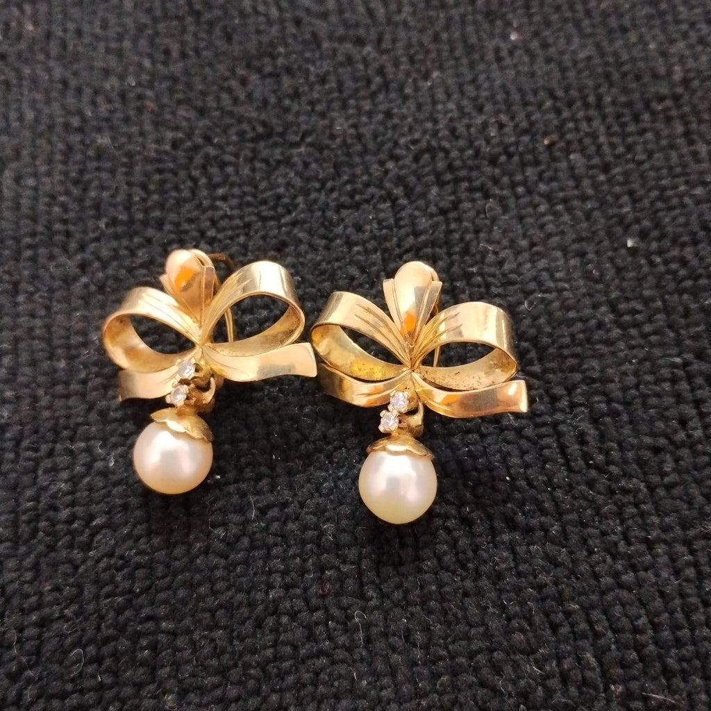 ARETES PAR ORO 14 K 8.1 GRMS (SEMINUEVO)
