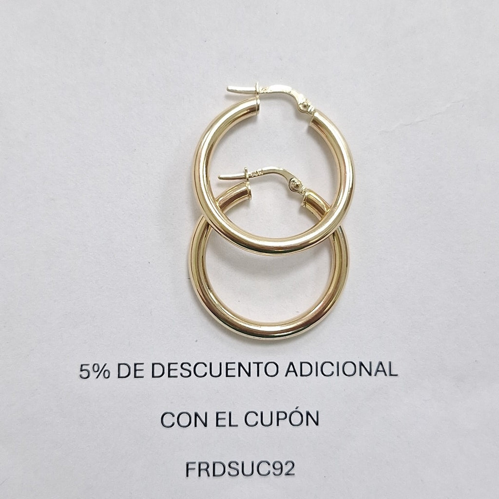 ARRACADAS ORO 14K 1.8 (NUEVO)