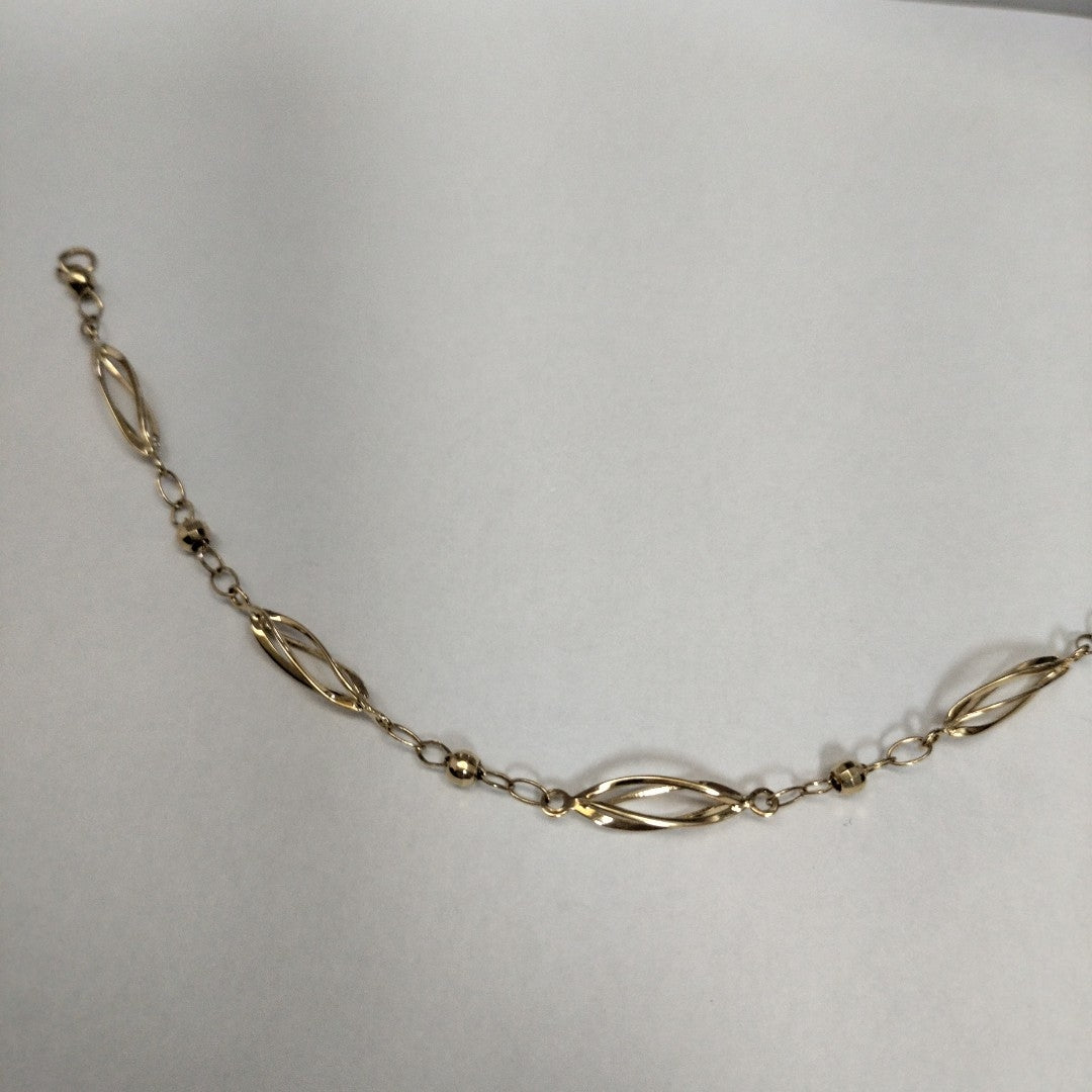 PULSERA ESPECIAL 14K 18 CM 2 GR (NUEVO)