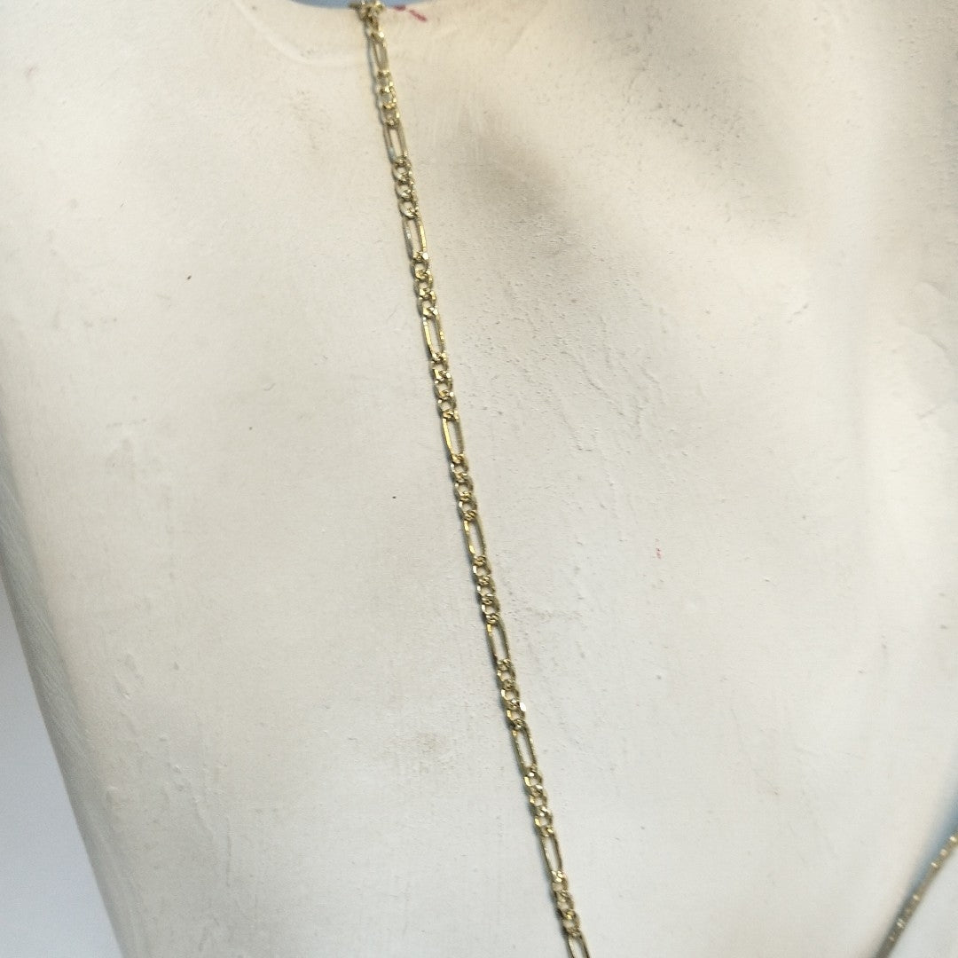 CADENAS 3X1 ORO 14K 55 CM 3.8 GR (NUEVO)