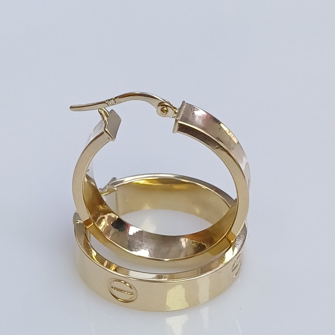 ARRACADAS ORO 14K 3.5 (NUEVO)