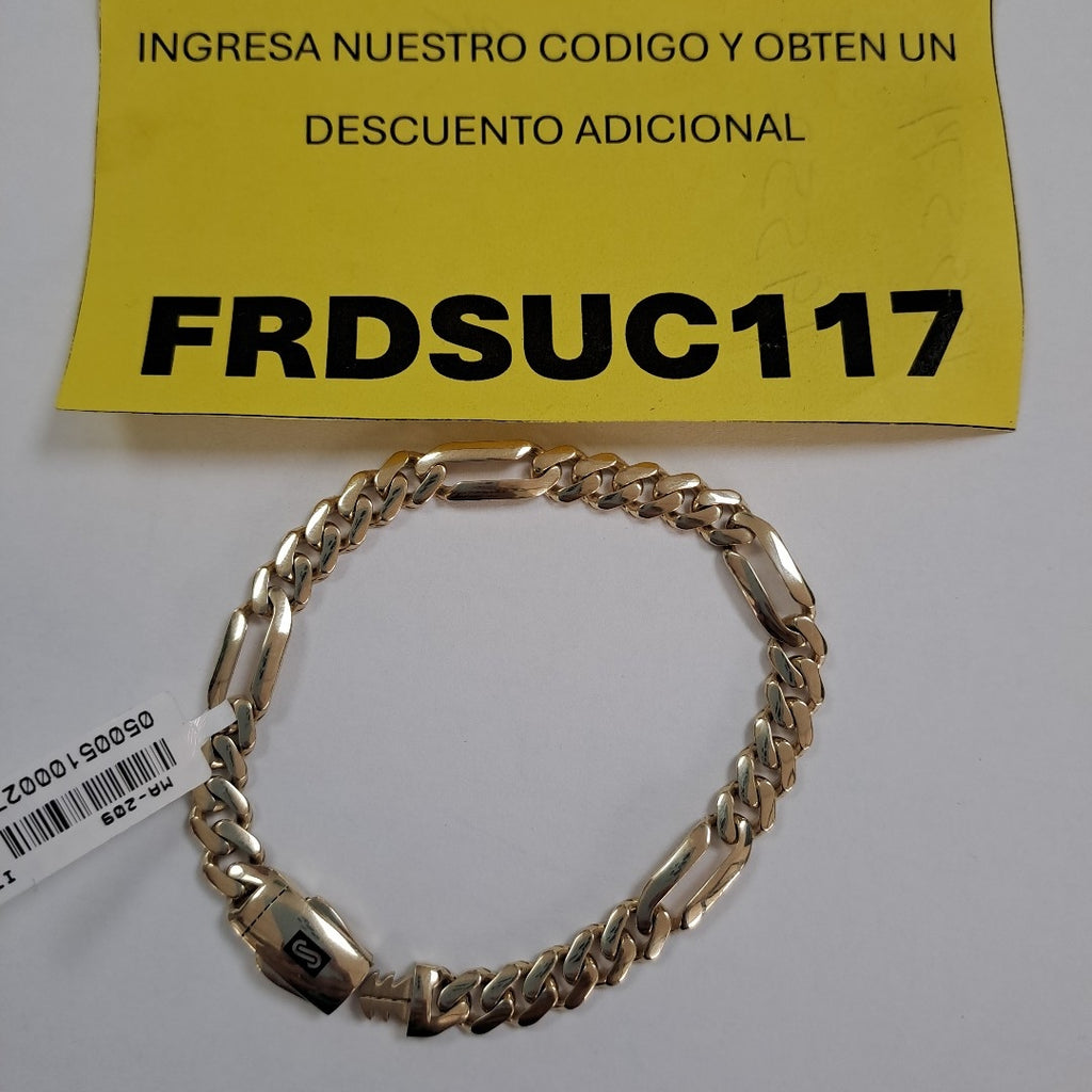 PULSERA MONACO ORO 14K 6.9 (NUEVO)