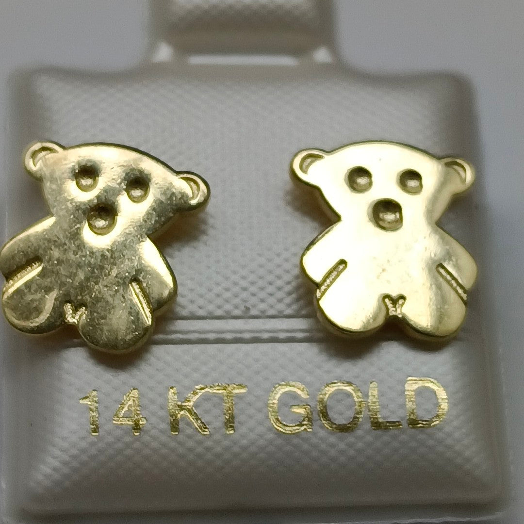 BROQUELES ORO 14K 1.5 (NUEVO)