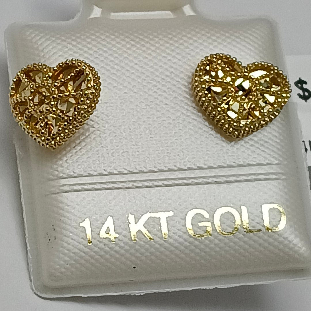 BROQUELES ORO 14K 1.5 (NUEVO)