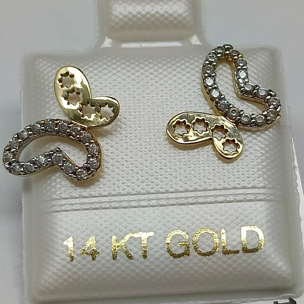BROQUELES ORO 14K 1.2 (NUEVO)