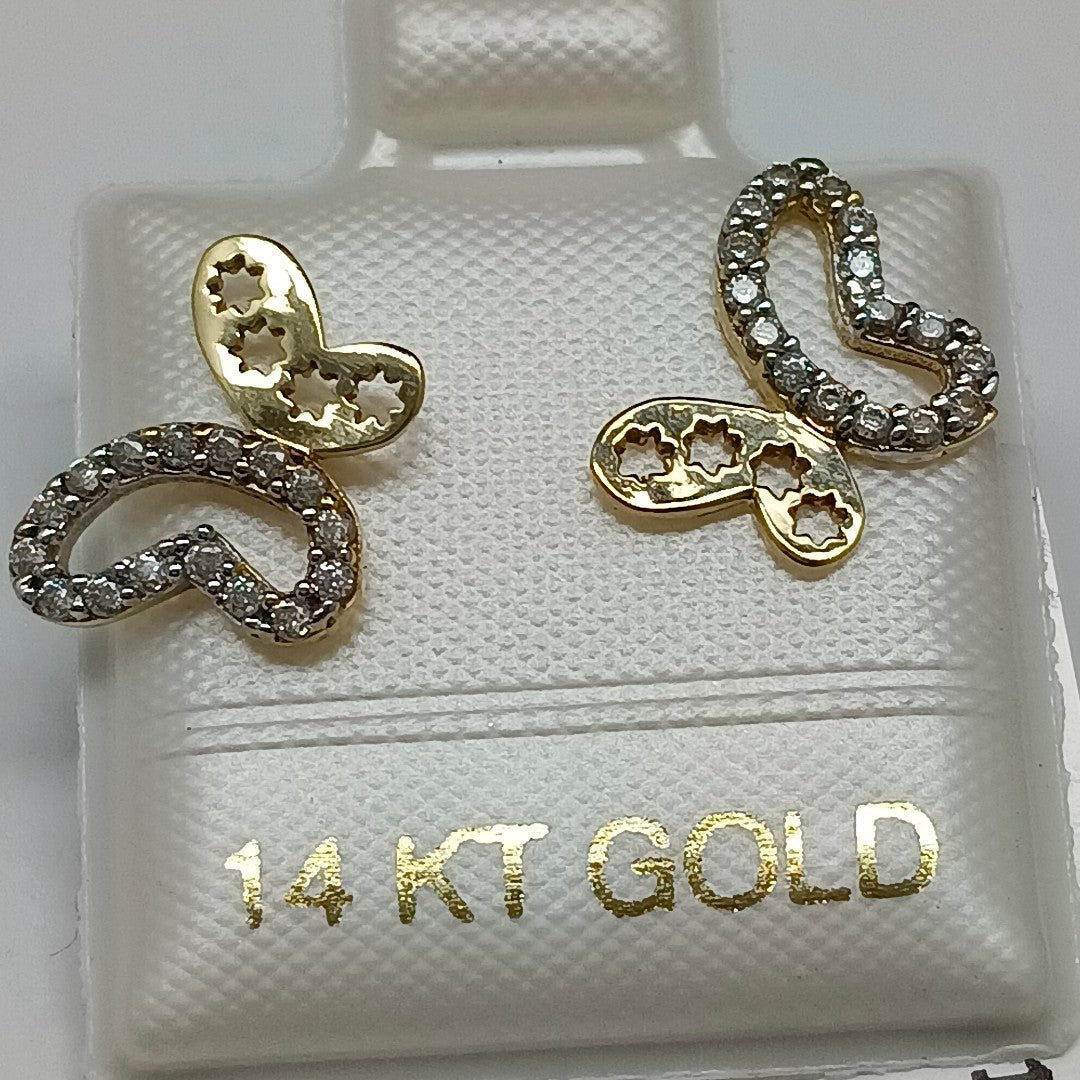 BROQUELES ORO 14K 1.2 (NUEVO)