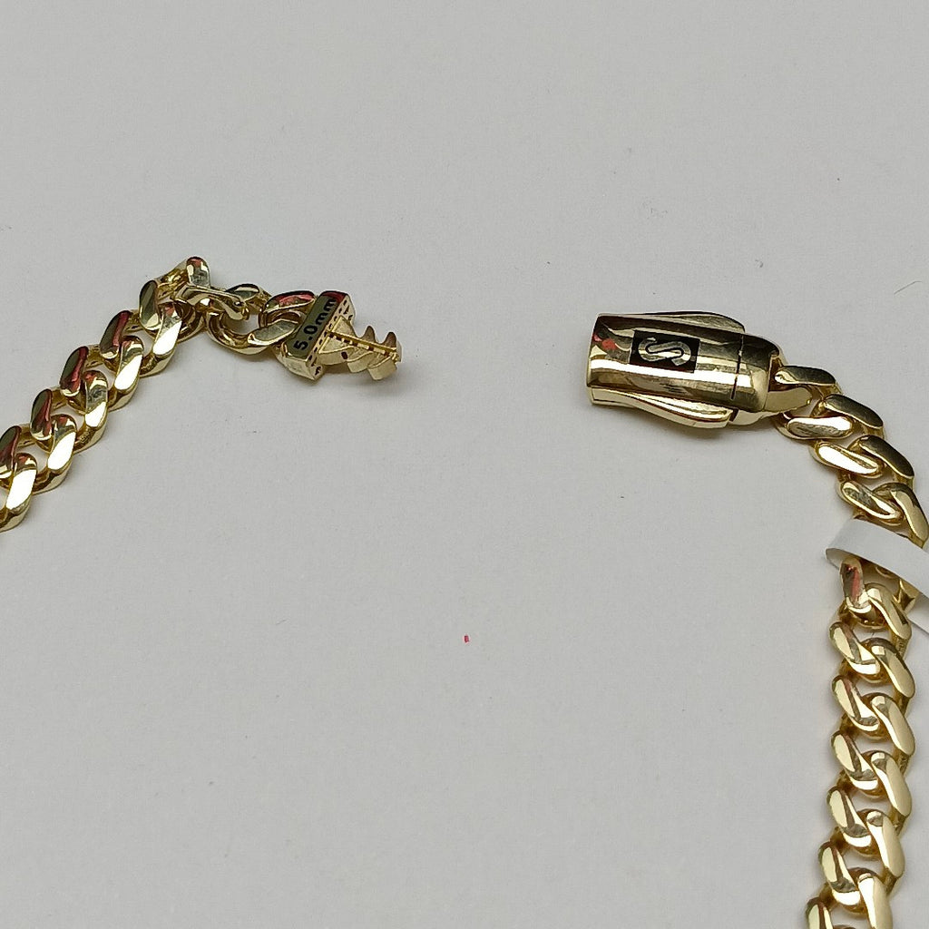 PULSERA CABALLERO MONACO ORO 14K 5.8 (NUEVO)