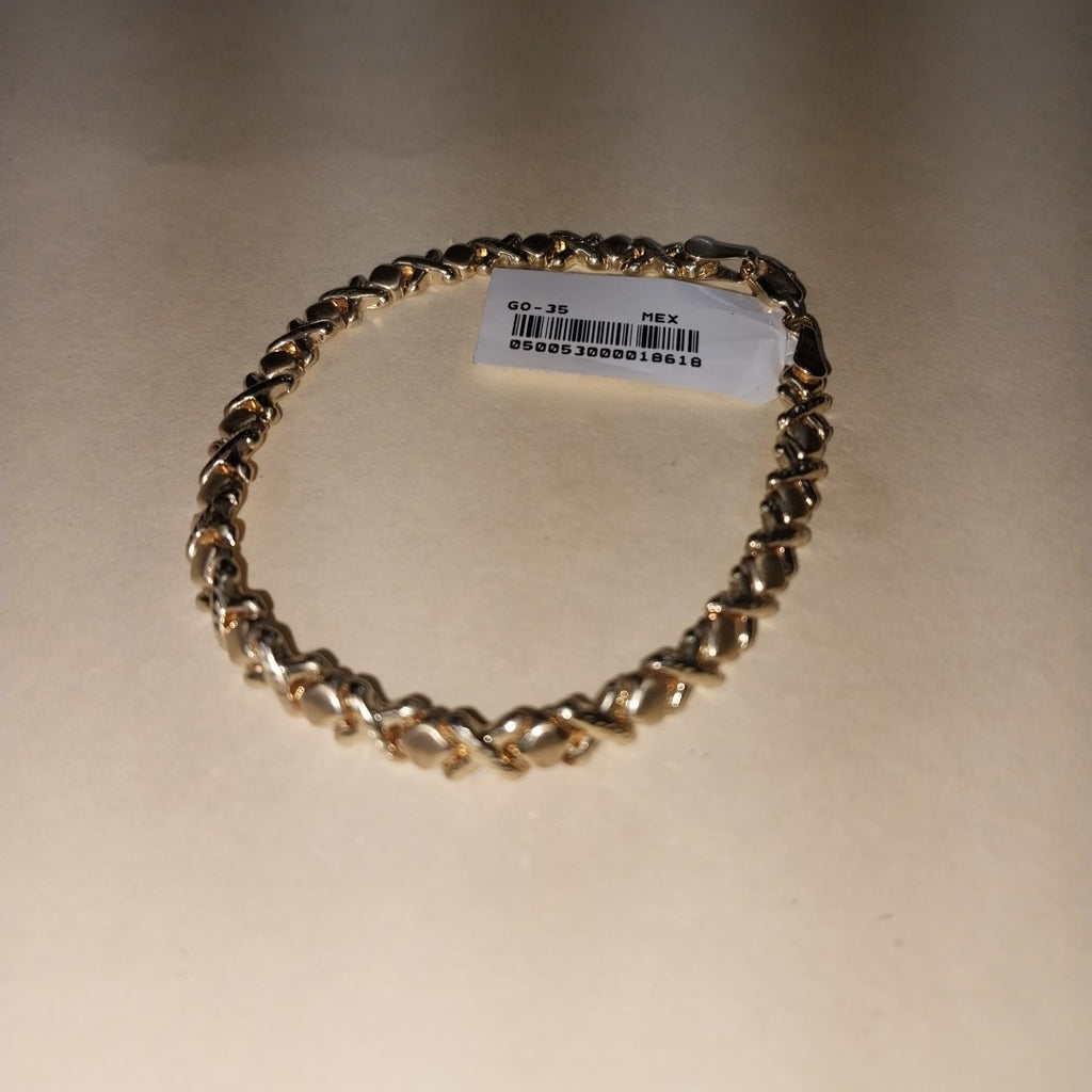 PULSERA ESP XOXO 14K 18 CM 6 GR (NUEVO)