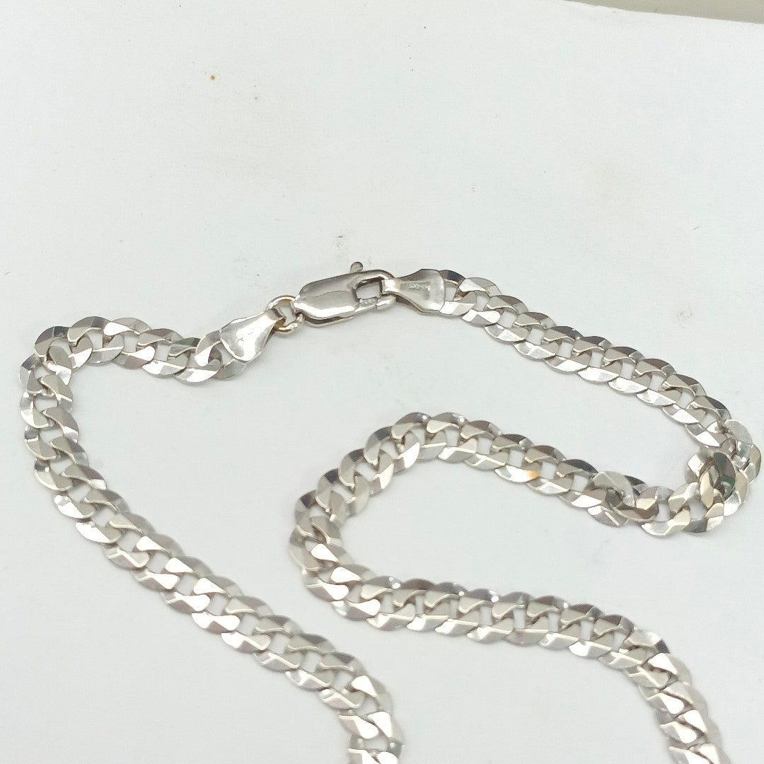 CADENA ORO BLANCO 14 K 18,20 GRMS (SEMINUEVO)