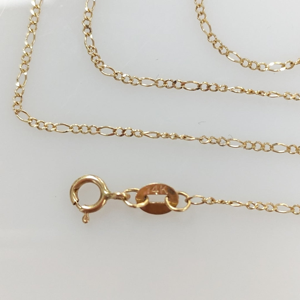 CADENA 3 X 1 1.8GR 60 CM 14K (NUEVO)