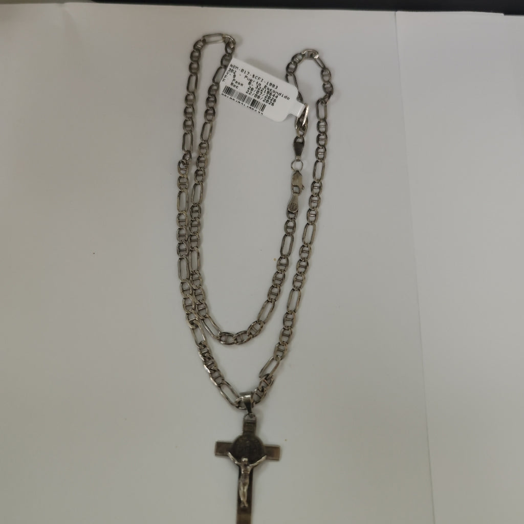 CADENA, DIJE PLATA 12.4 GRMS (SEMINUEVO)
